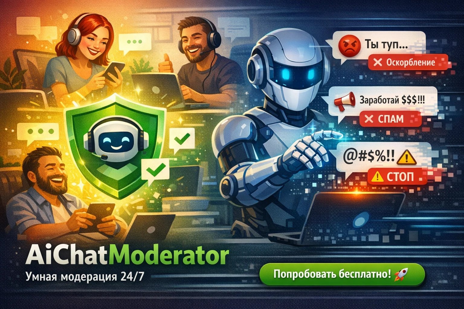 ИИ создаёт уют в вашем чате 🤝