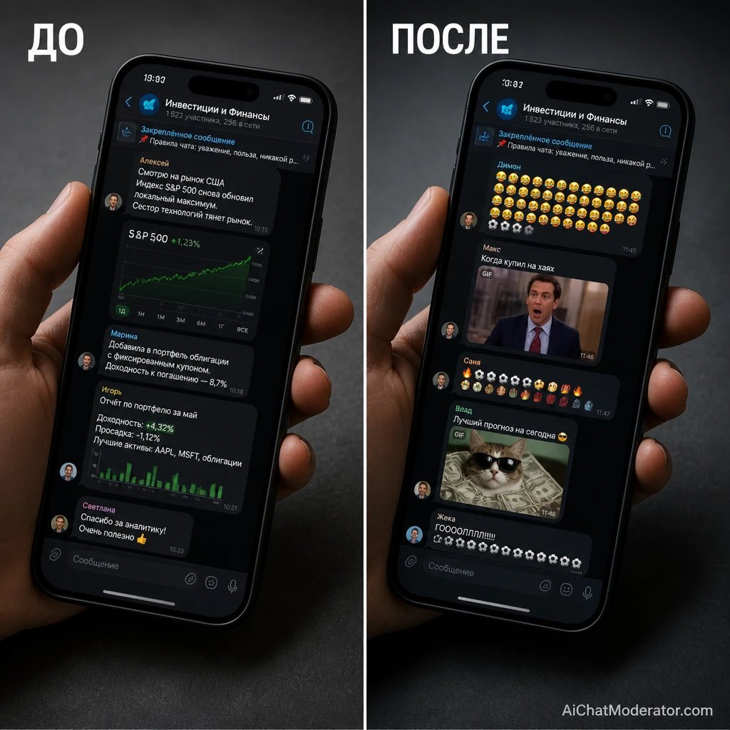 Как оффтоп убивает чат изнутри