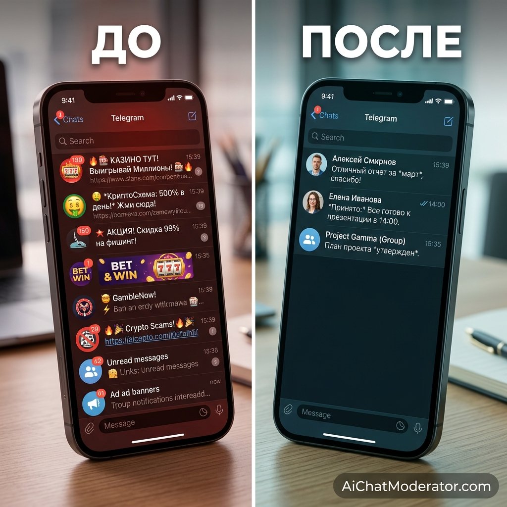 Кейс: как ИИ спас бизнес-чат на 800 человек