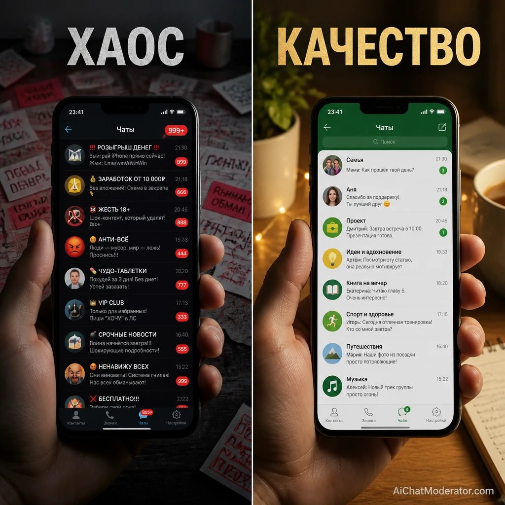 Порядок в чате = деньги